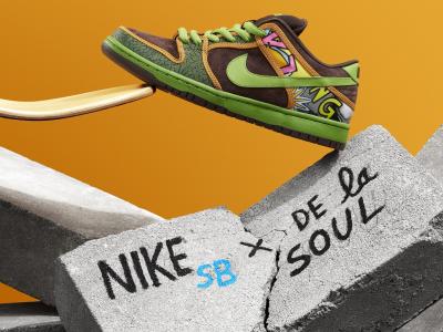 NIKE SB赋予DE LA SOUL DUNK SB摩登色彩