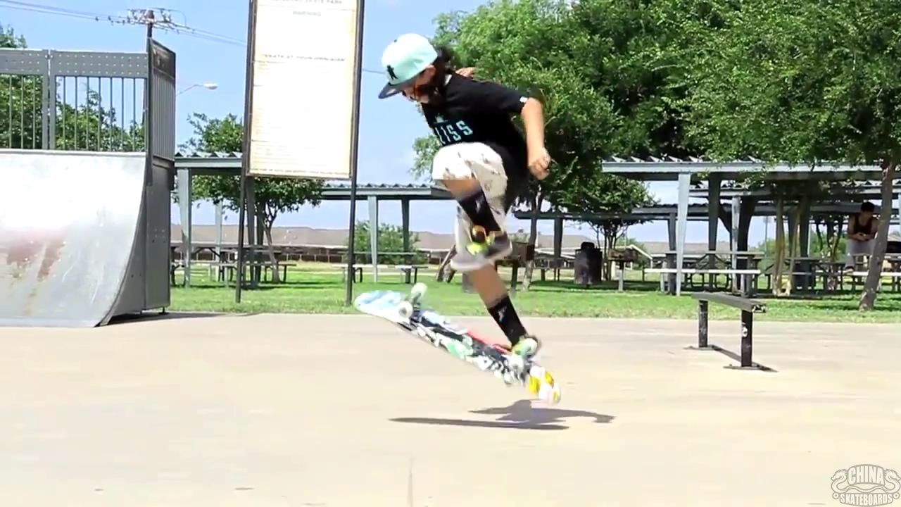 动作 滑板 教学 Jp Garcia Pressure Flip