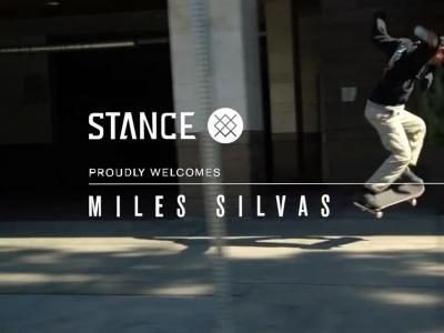 风格之子Miles Silvas正式加入Stance，入队帅片发布！