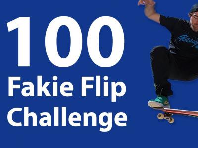 Mike Mo康复训练挑战：100个Fakie Kickflip