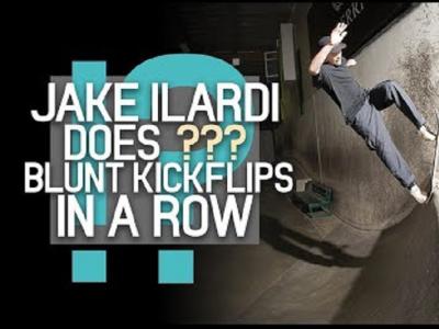 Primitive新秀Jake Ilardi作客Berrics,他能做多少个Blunt Kickflips？