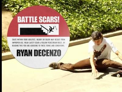 Battle Scars：Ryan Decenzo分享滑板高能切肉镜头