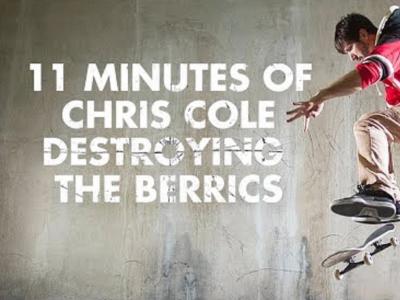 Chris Cole作客berrics板场11分钟炸裂影片，谁能一较高下？