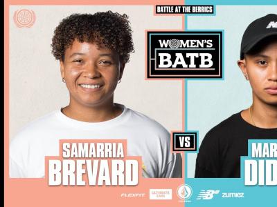 女子平地大赛WBATB继续，Margie Didal vs. Samarria Brevard