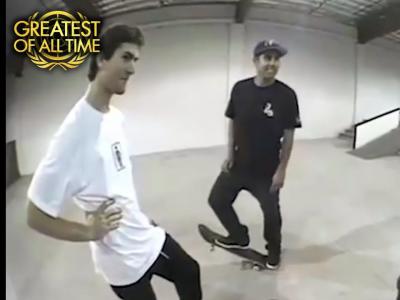 经典回顾：Berrics板场第一场Battle, Eric Koston Vs. Mike Mo