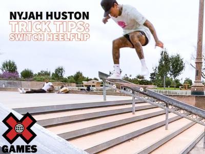 地表最强滑手Nyjah Huston：教你如何做Swtich Heelflip